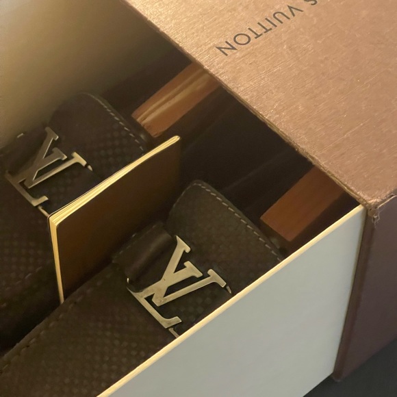 Louis Vuitton LV Buckle Black/Grey Mens Loafers - Picture 15 of 16